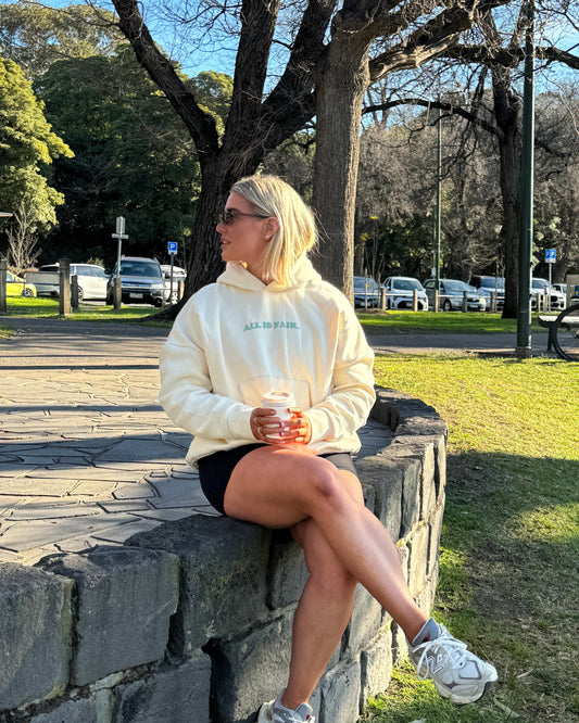 Hooded Sweat – Buttermilk Cream